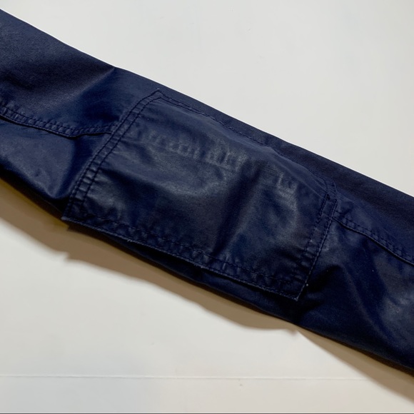J. CREW Downtown Waxed Cotton Field Jacket Blue - Picture 8 of 12
